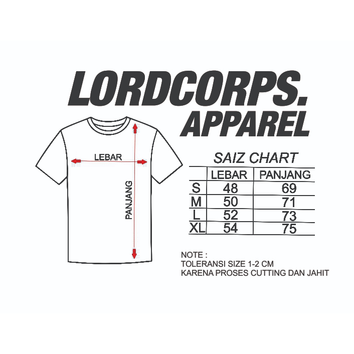 Jual Kaos Distro Pakaian Pria Wanita Distro Lordcorps Art Six Tshirt