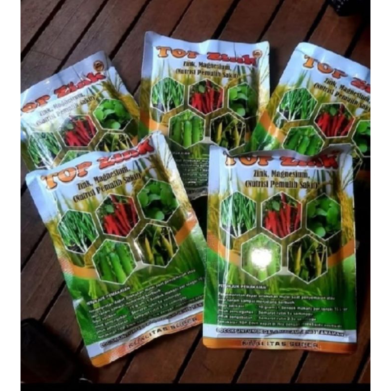 Jual TOP ZINK 5PCS PER SACHET KEMASAN PABRIK ORIGINAL | Shopee Indonesia