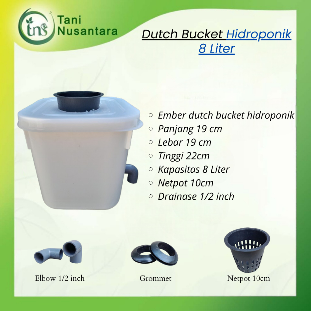 Jual Dutch Bucket / Single Kit Hidroponik | Shopee Indonesia