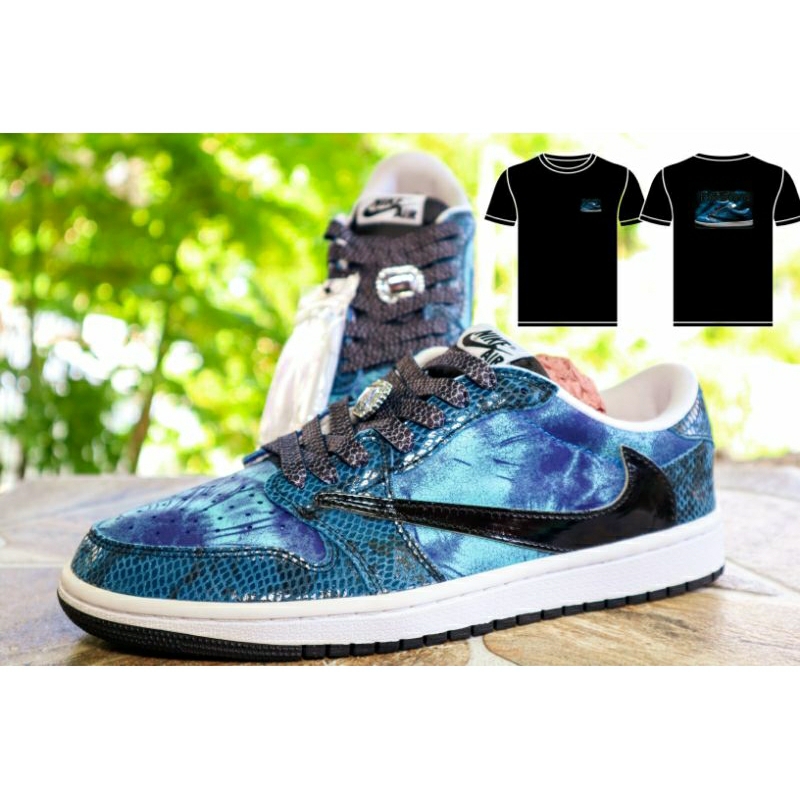 Jual Air Jordan Low Travis Scott Custom Nike || AJ1 || Travis