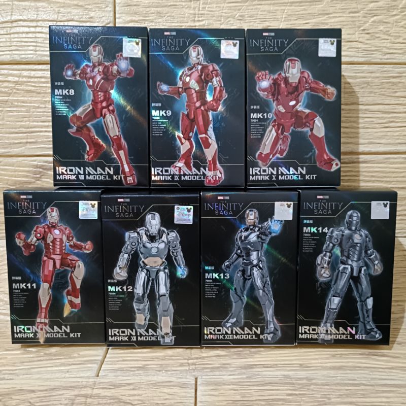 Jual Action figure Iron man the Infinity Saga 70001 70002 Ironman model ...