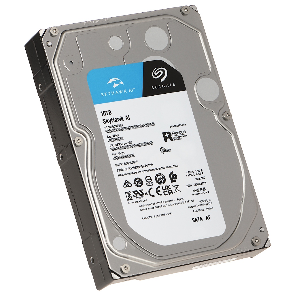 Jual Seagate Skyhawk AI 10TB Harddisk HDD For Surveillance CCTV
