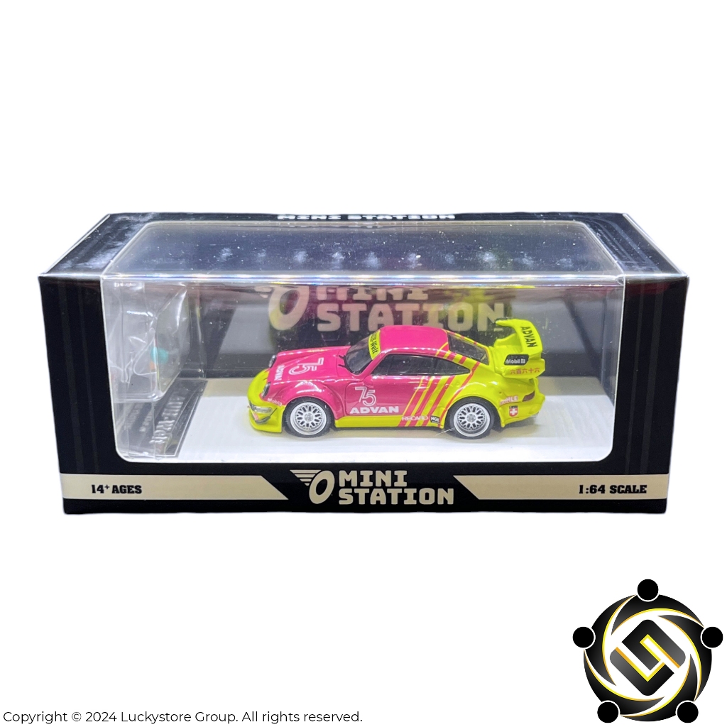 Jual Mini Station 1:64 RWB Porsche 964 Funky ADVAN 75 Livery