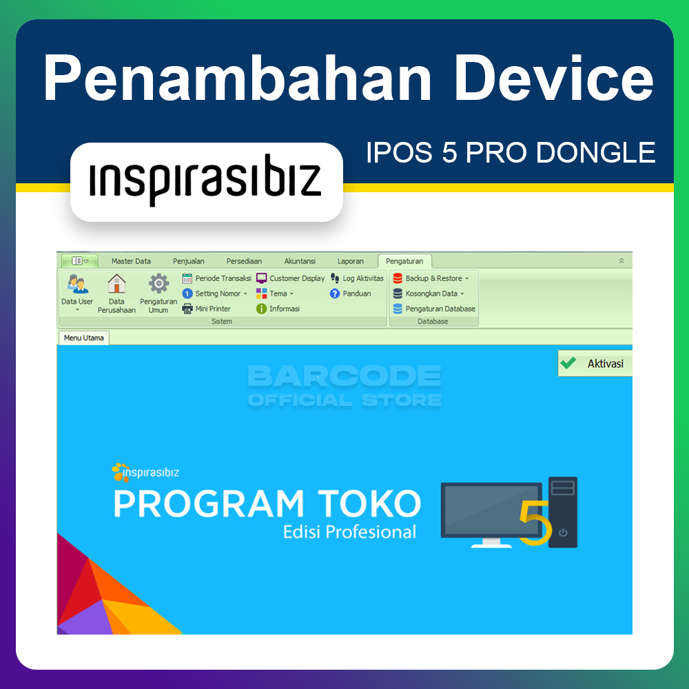 Jual Tambah Device iPOS 5 Pro Dongle Penambahan Perangkat Client ...