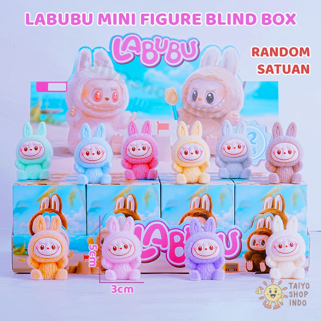 Jual TAIYO Labubu Mini Figure Blind Box Random Premium Monsters Figur ...