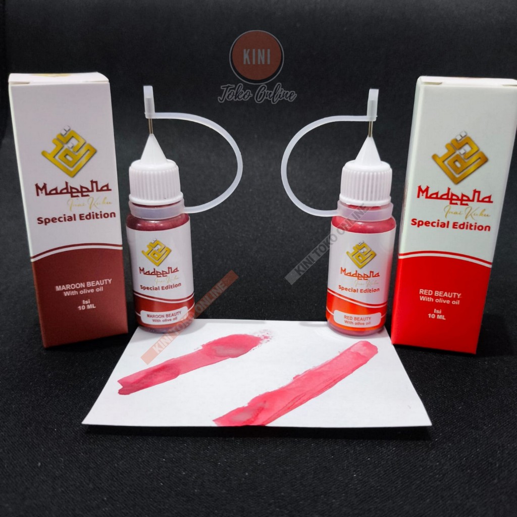 Jual Inai MADEENA Kuku 10ml Henna Pacar Madina Pewarna Botol Jarum 10 ...