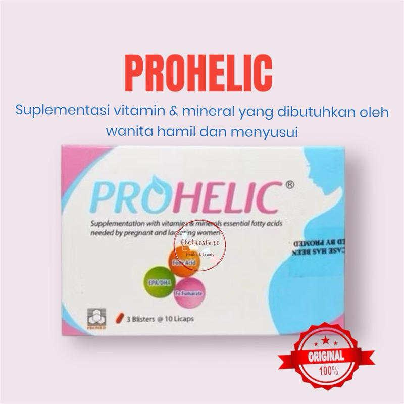 Jual PROHELIC/SUPLEMEN IBU HAMIL | Shopee Indonesia