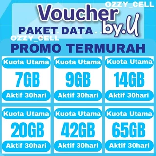 PROMO TERMURAH ISI ULANG PAKET DATA KUOTA By.U UNLIMITED KUOTA NASIONAL