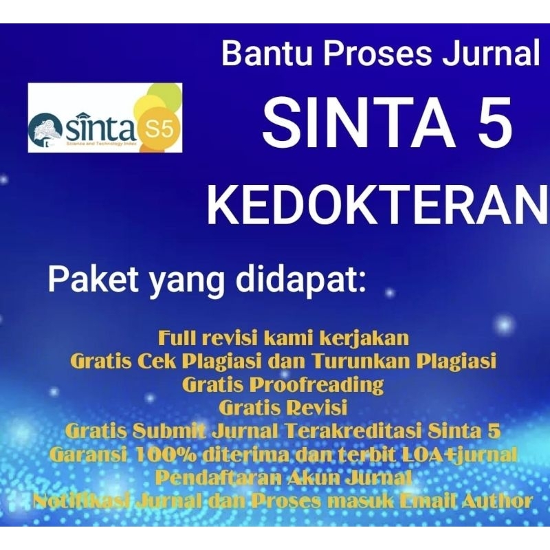 Jual Jurnal Sinta 5 Kedokteran dan Kesehatan | Shopee Indonesia
