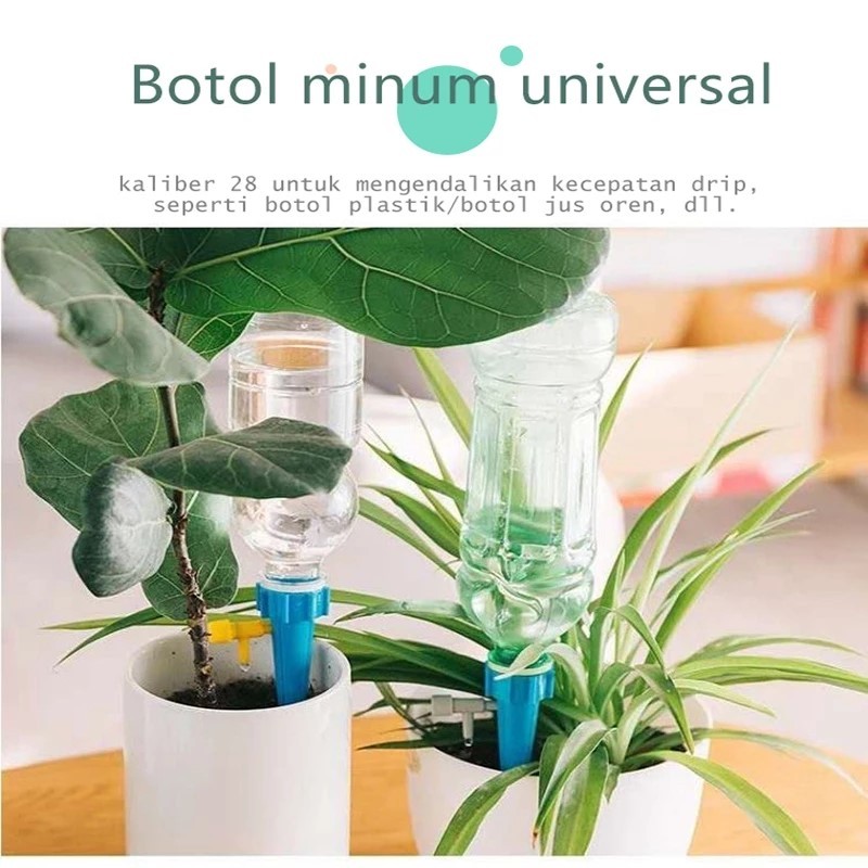 Alat Siram Tanaman Otomatis Tetes Botol Bekas Tancap Tanah Kebun Pot Drip Irigasi Irrigation 1 pcs