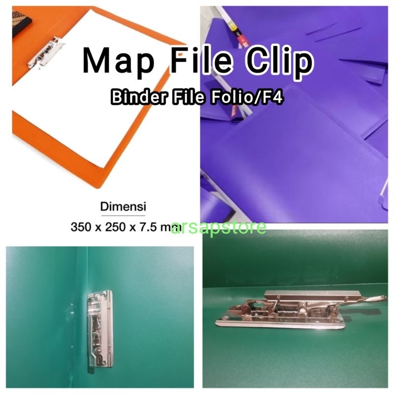 Jual ASP159 Map File Mika File F4/Folio Clip Besi | Shopee Indonesia