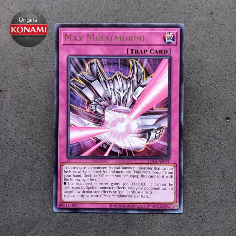 Jual Yugioh Card AE Max Metalmorph Rare | Shopee Indonesia