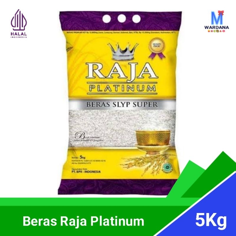 Jual Beras Raja Platinum 5 Kg Beras Premium | Shopee Indonesia