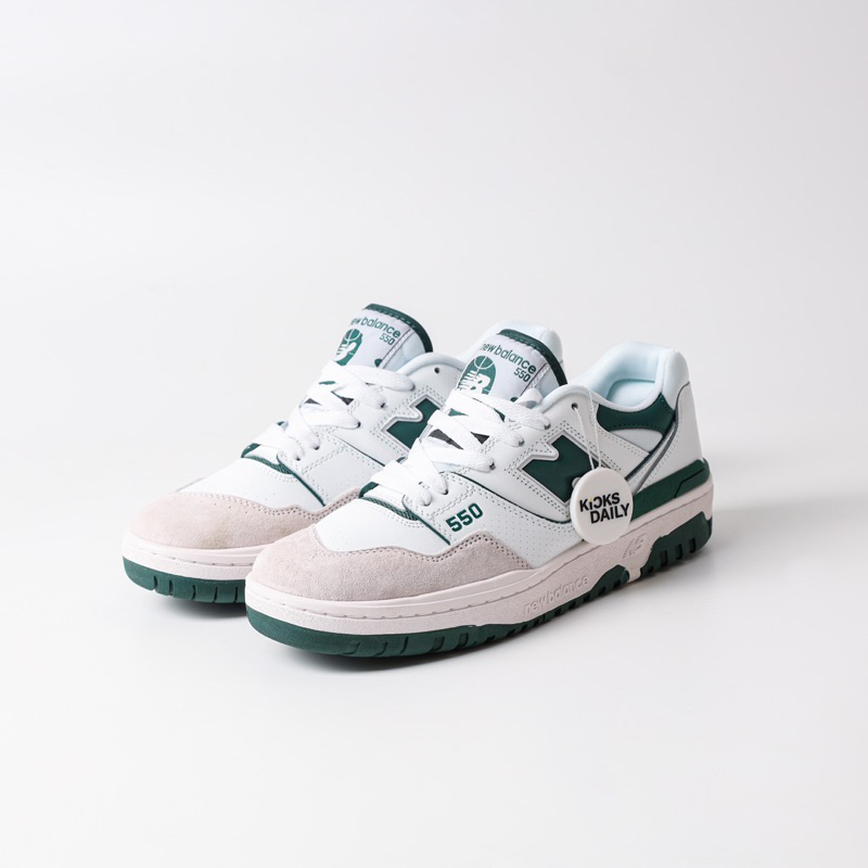 Sepatu Sneakers NB 550 Lucky Green White