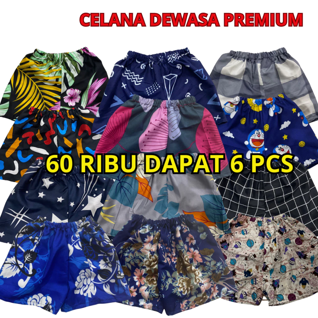 Paket Usaha 6 Pcs Celana Pendek Premium Murah | AutoStock