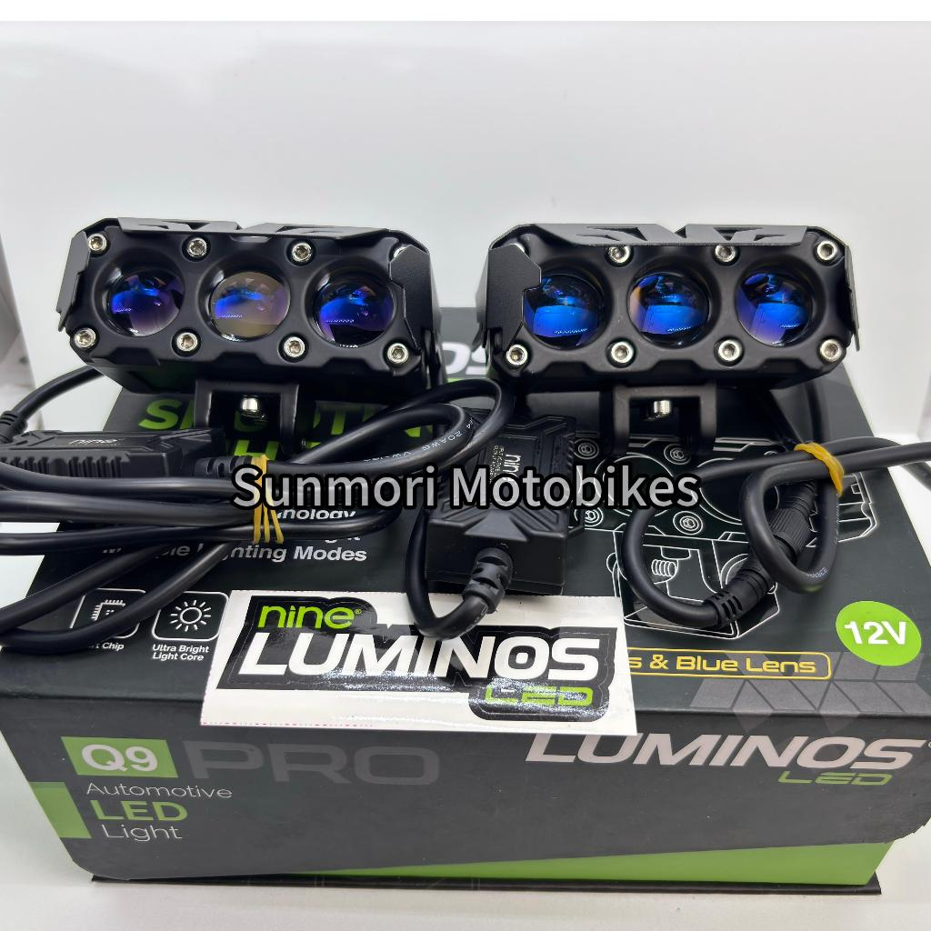 Jual LUMINOS Lampu Tembak SQL 3 Mata Lampu Sorot Q9 Pro Luminos Nine ...