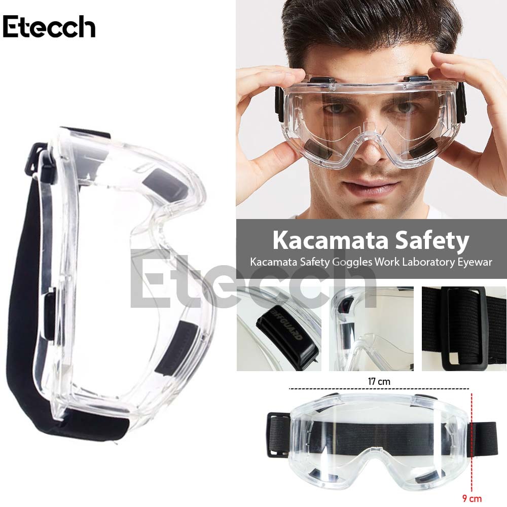 Jual Kacamata Safety Goggles Work Laboratory Eyewar | Shopee Indonesia