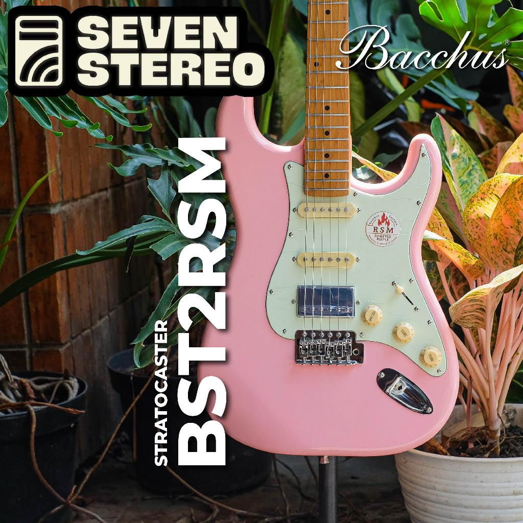 Jual Bacchus BST-2RSM BST2RSM HSS Shell Pink Roasted Maple Jual Bacchus BST-2RSM BST2RSM HSS Shell Pink Roasted Maple