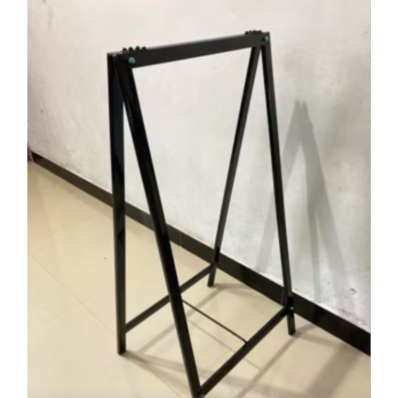 Jual stand banner rangka besi uk 100x50 _ 120x60 ready | Shopee Indonesia