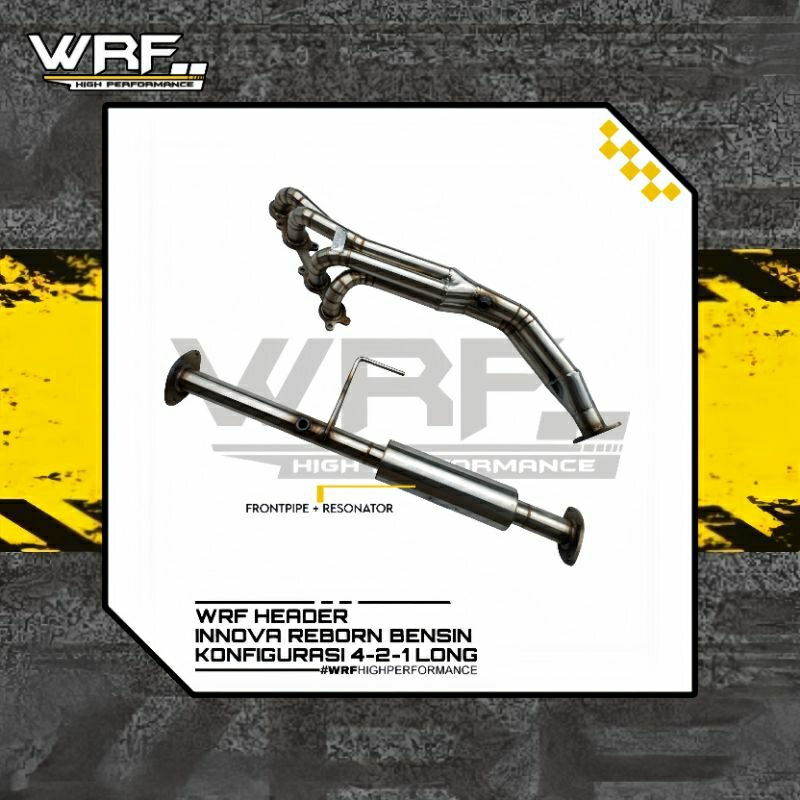 Jual WRF HEADER INNOVA REBORN BENSIN 2.0 & FRONTPIPE +RESONATOR FULL ...