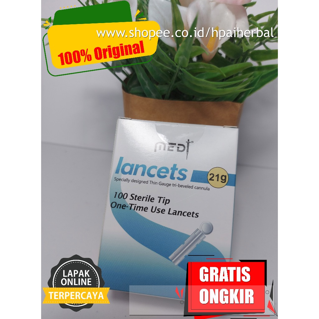 Jual MEDILANCE BLOOD LANCET 21G JARUM BEKAM ISI 100 | Shopee Indonesia