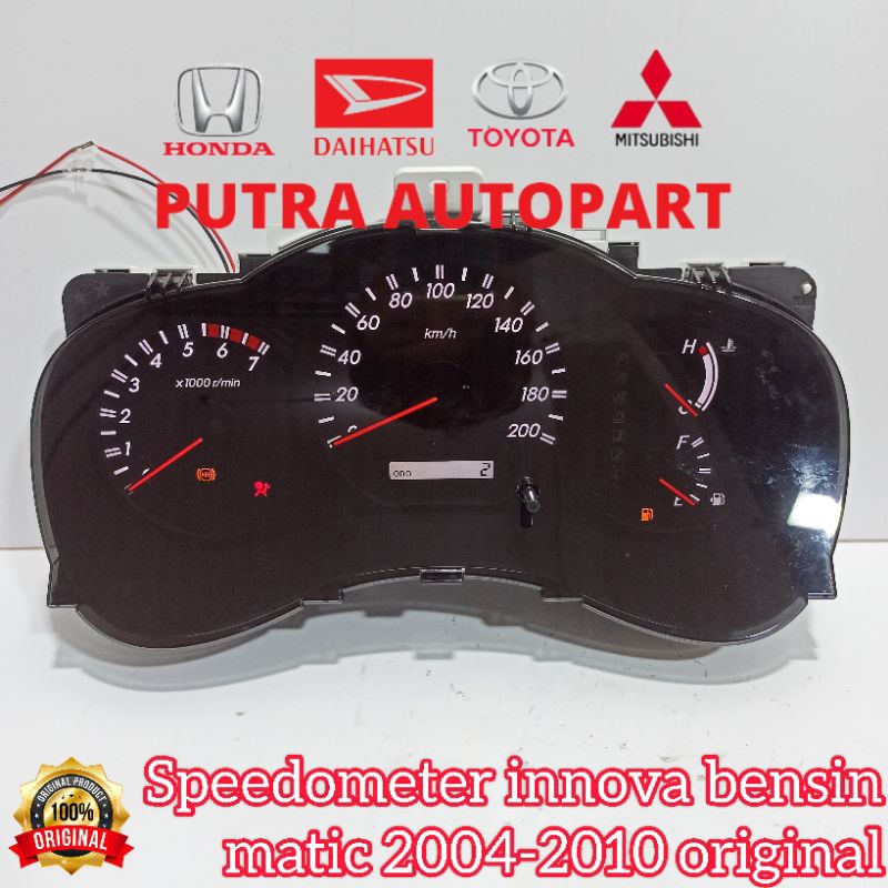 Jual speedometer / kilometer innova bensin matic tipe V 2004-2010 ...