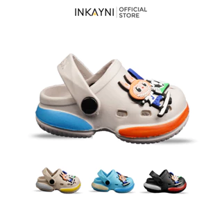INKAYNI Sendal Selop Anak Laki-Laki Size 18-29 Anti Slip Motif Labubu Baim Kodok