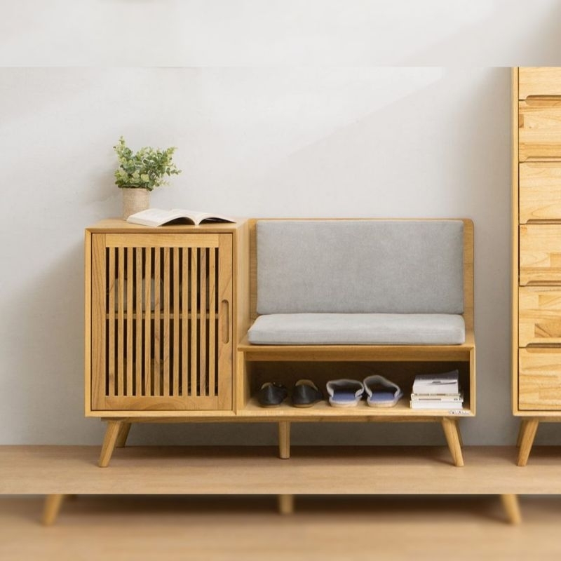 Jual rak sepatu minimalis kursi bench storage sepatu sofa sepatu rak ...