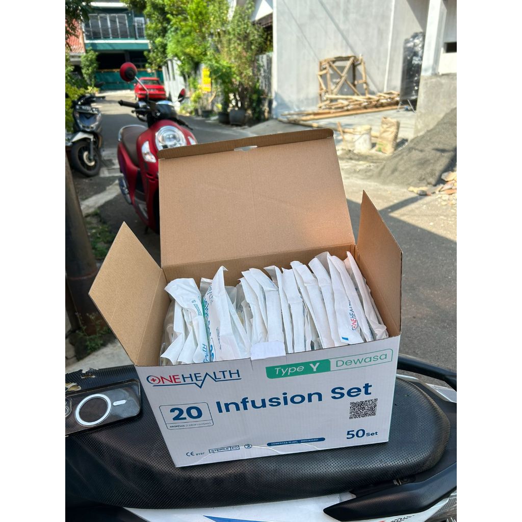Jual Onehealth Infus Set Y Infusion Lengkap Type Y Jarum Infus Anak ...