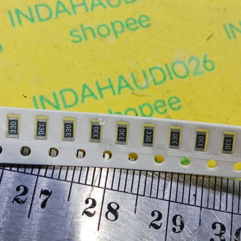 Jual FH 1206 33R 1/4w 5% kode 330 smd resistor 3.2x1.6mm rohs chip 33 ...