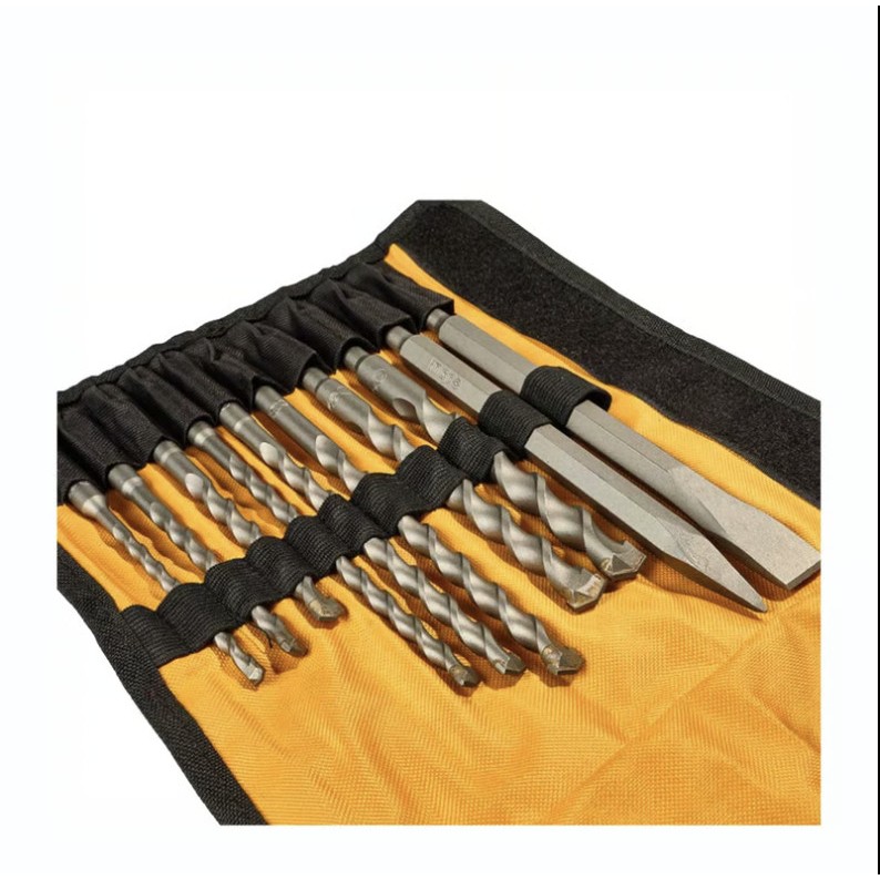 Jual Mata Bor Bobok Chisel SDS Plus 10pcs Set INGCO AKD2101 Beton 6 ...