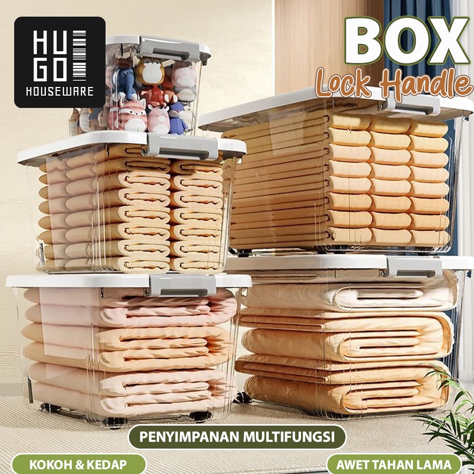 Jual Garansi Terbaik HUGO Container Box Storage Organizer Box Tempat ...