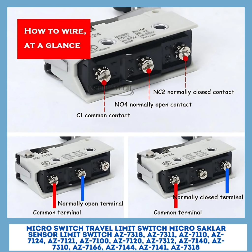 Jual Micro Travel Limit Switch Small Horizontal Roller Lever Arm Silver ...