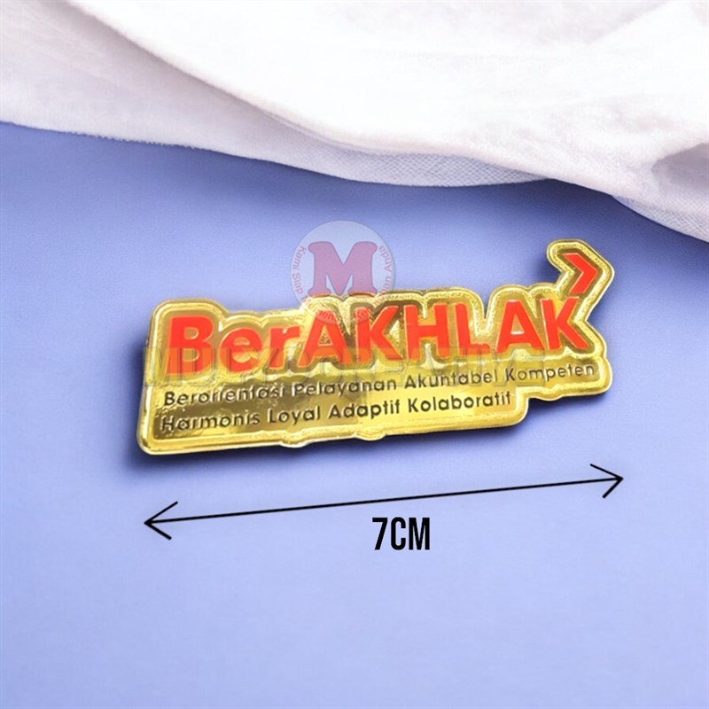 Jual Bros Pin ASN BerAKHLAK - Pin Aksesoris Berakhlak | Shopee Indonesia