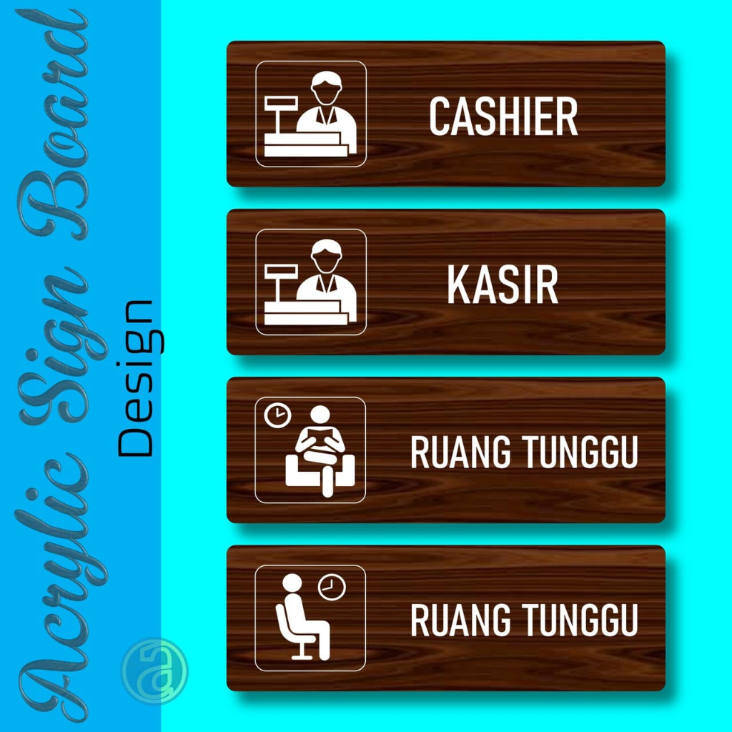 Jual Papan Nama Ruangan Klinik Dokter, Rumah Sakit, Puskesmas - Sign ...