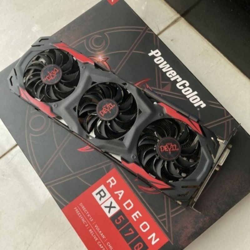 Jual VGA Ati Radeon power color Rx 570 4giga GDDR5 | Shopee Indonesia
