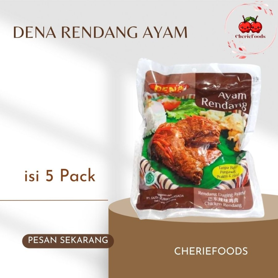 Jual DENA Rendang Ayam - 500gram | Shopee Indonesia