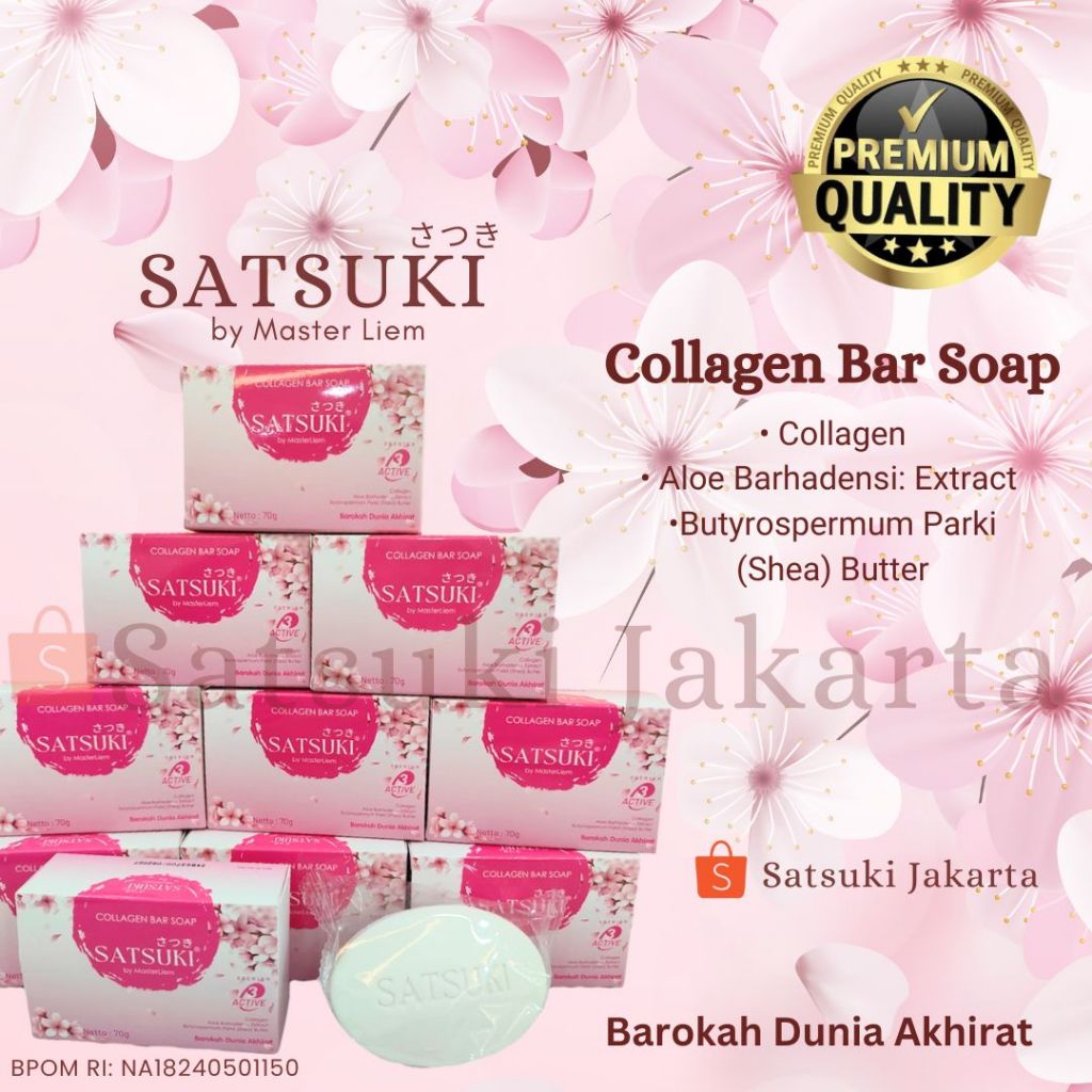 Jual Sabun Satsuki Collagen PREMIUM! by Master Liem (+ Aloe extract ...