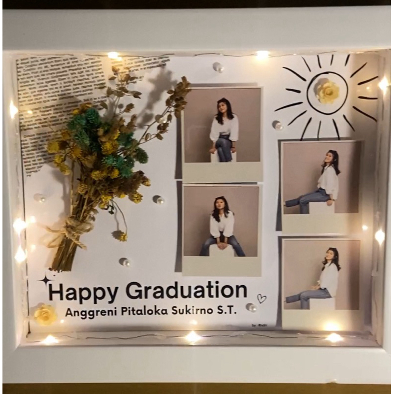 Jual Frame Srapbook 3D Lampu(ukuran in frame 20x25cm) | Shopee Indonesia