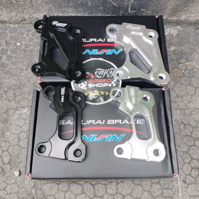 Jual breket cnc kaliper 2piston 2p samurai / rcb s1 se bracket ninja ...
