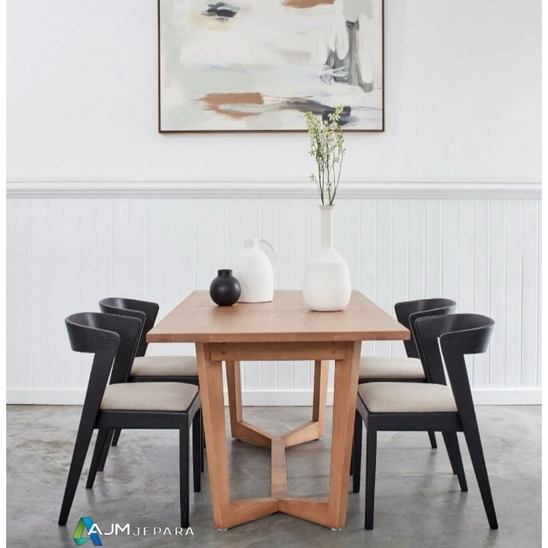 Jual meja makan kayu jati model terbaru,meja kursi makan minimalis ...