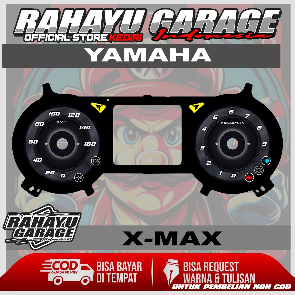 Jual PAPAN SPEEDOMETER CUSTOM XMAX 250 | Shopee Indonesia