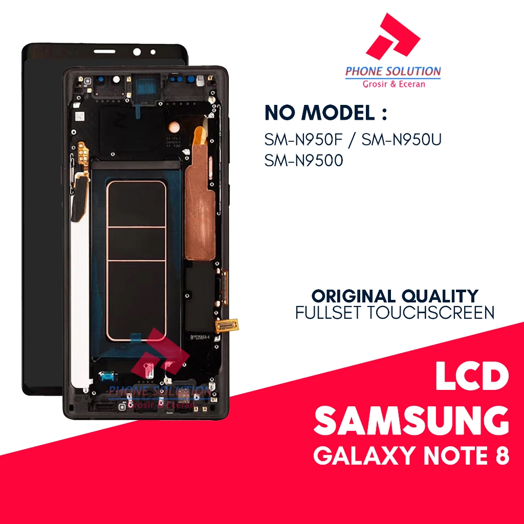 Jual LCD Samsung Note 8 / N950 - Include Frame Fullset Touchscreen 100% ...