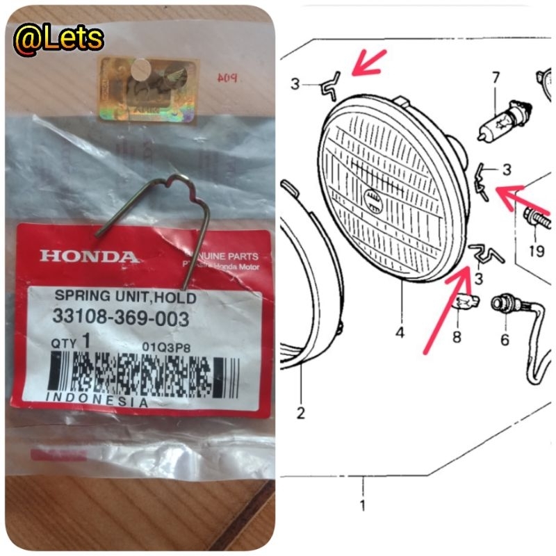 Jual SPRING PENAHAN REFREKTOR TIGER 2000 | Shopee Indonesia