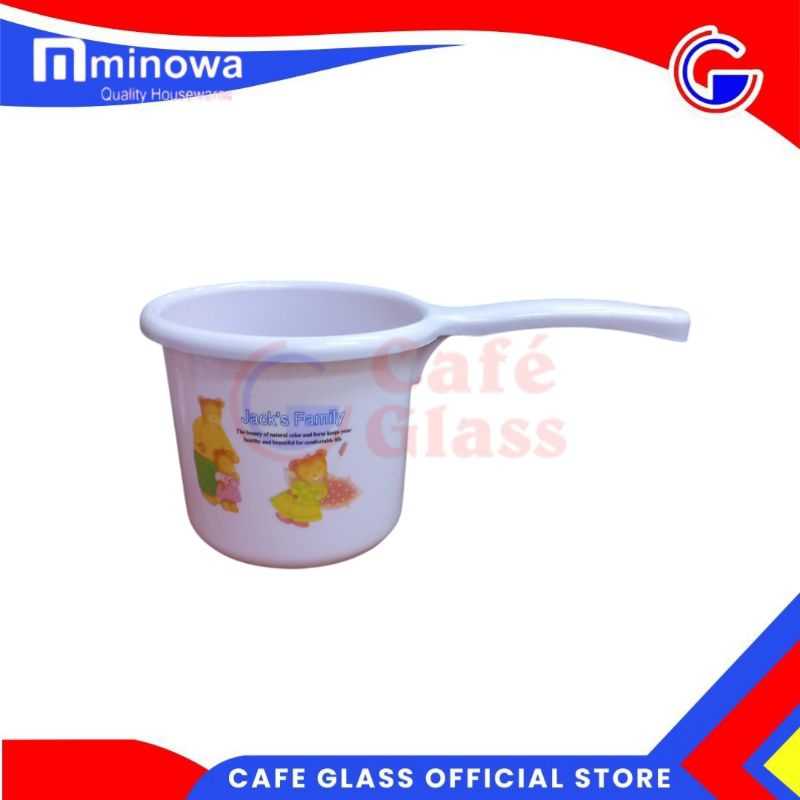 Gayung Air Anti Pecah Pastel Bear (G-15) / Gayung Mandi Anak Minowa Plastik / Alat Kamar Mandi