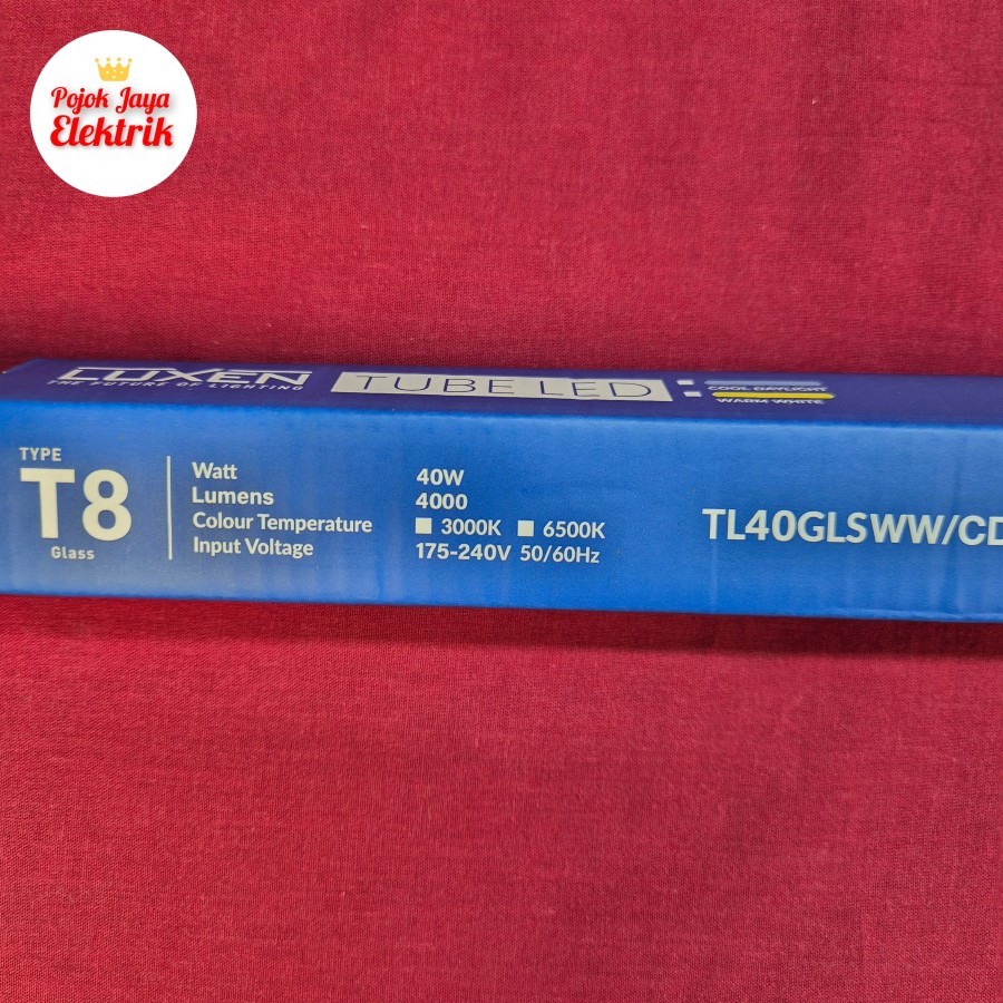 Jual TL40GLSCDL Lampu Neon LED T8 TUBE 40W Watt 120CM 4000 Lumens EXTRA ...