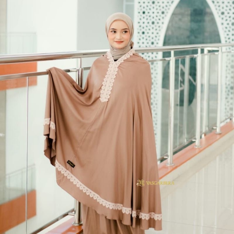 Jual MUKENA RAYON TWILL PREMIUM Renda Kepala Mewah | Model 2in1 ...