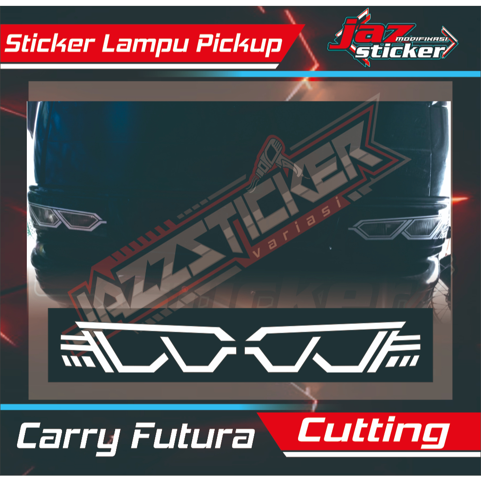 Jual SV1 STICKER LAMPU DEPAN PICKUP / FUTURA / CARRY / STICKER MOBIL ...