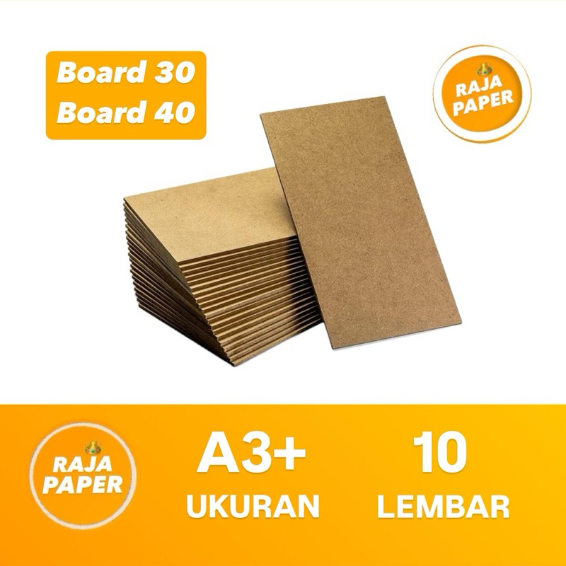 Jual Kertas Karton Yellow Board Ukuran A3+ 10 Lembar No 30 No 40 ( 329 ...