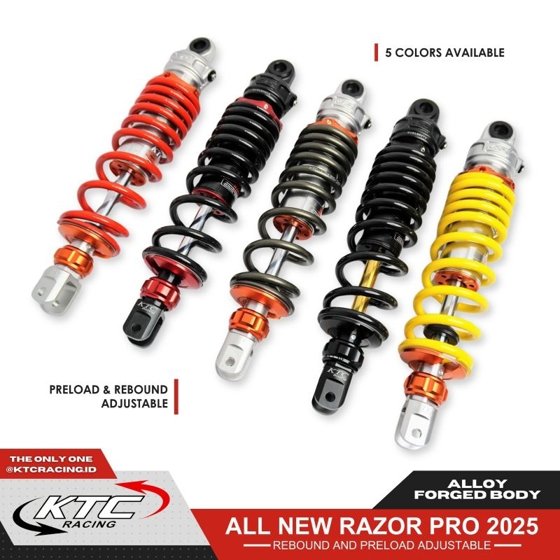 Jual SHOCK KTC RACING RAZOR PRO CLICK ORIGINAL 280 320 340 NMAX OLD ...